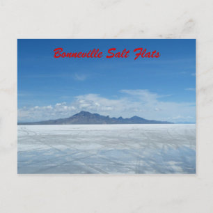 Bonneville Salt Flats Postkarte
