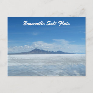 Bonneville Salt Flats Postkarte