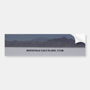 Bonneville Salt Flats, Utah Autoaufkleber