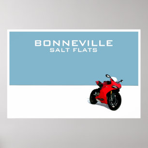 Bonneville-Salz-Ebenen Poster