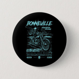 Bonneville-Salzflächen Motorradrennen Vintage Bi Button