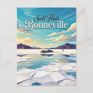 Bonneville-Salzflächen Utah Postkarte