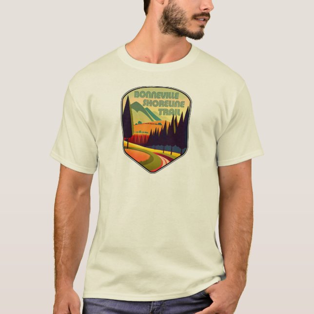 Bonneville Shoreline Trails Colors T-Shirt (Vorderseite)