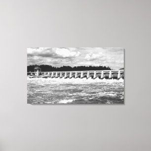 Bonneville-Stauansicht des Hauptbahnhofs Leinwanddruck