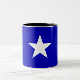 Bonnie-blauer Sumpf-Schwertlilie Zweifarbige Tasse
