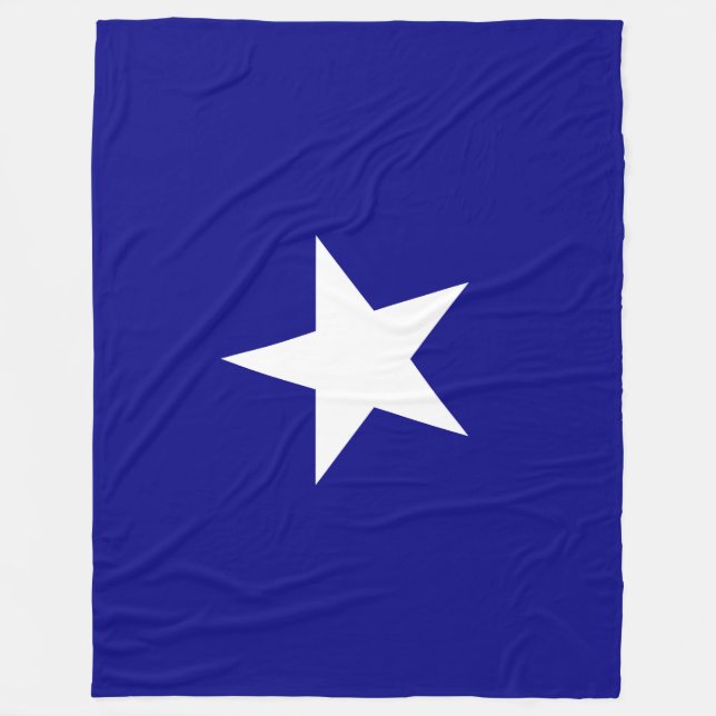 Bonnie Blue Flag Fleecedecke (Vorderseite)
