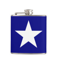 Bonnie Blue Flag mit einseitiger weißer Flasche
