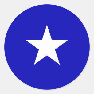 Bonnie Blue Flag Runder Aufkleber