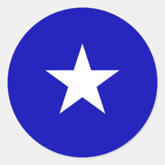 Bonnie Blue Flag Runder Aufkleber
