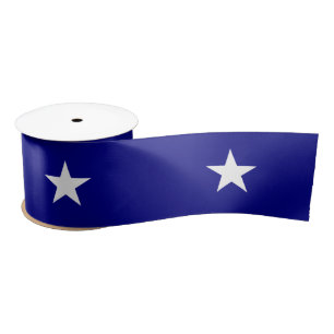 Bonnie Blue Flag Satinband