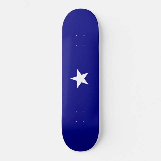 Bonnie Blue Flag Skateboard (Vorderseite)
