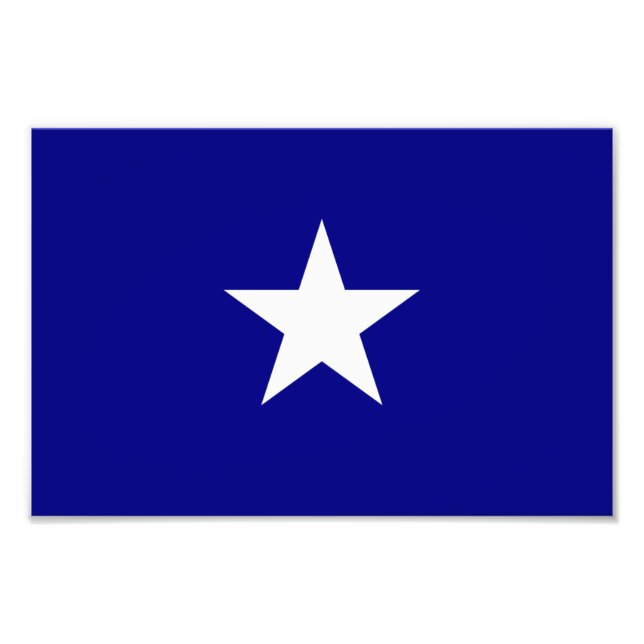 Bonnie Blue Flag White Star Fotodruck (Vorne)