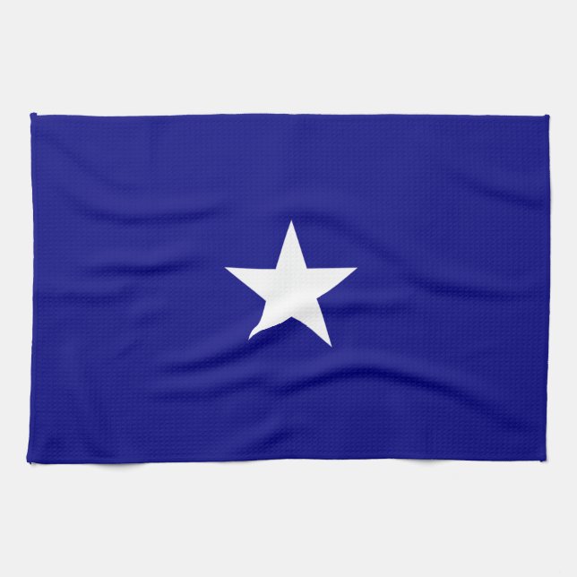 Bonnie Blue Flag White Star Geschirrtuch (Horizontal)