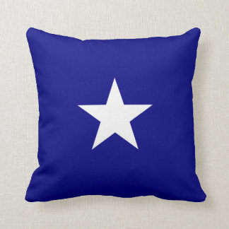 Bonnie Blue Flag White Star Kissen