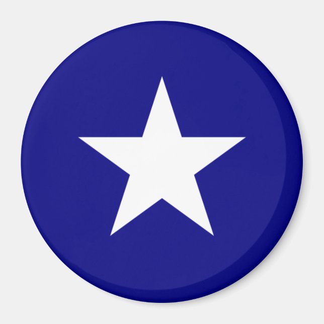 Bonnie Blue Flag White Star Magnet (Vorne)