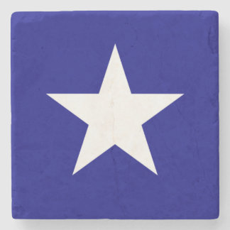 Bonnie Blue Flag White Star Steinuntersetzer