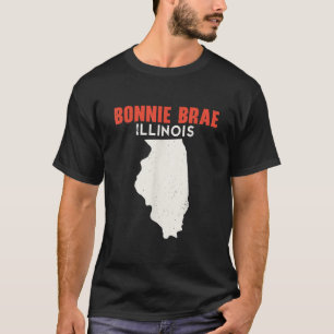 Bonnie Brae Illinois USA Staat America Travel Illi T-Shirt