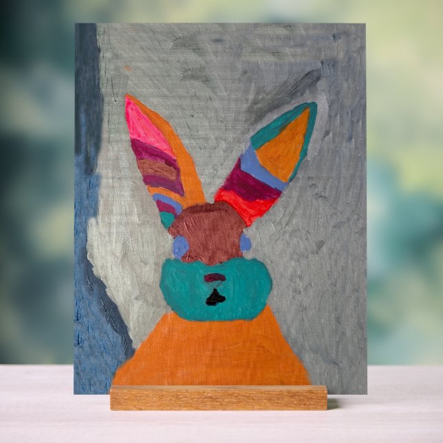 Bonnie Bunnie Acrylic Print - CreativeDrew Acrylschild (Neutral)