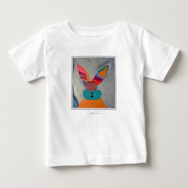 Bonnie Bunnie Baby T - Shirt - CreativeDrew (Vorderseite)