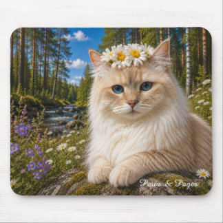 Bonnie Cat Mouse Pad | Paws & Pages Mousepad