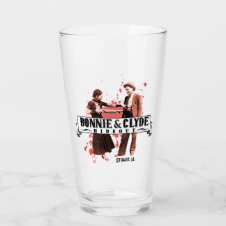 Bonnie & Clyde Hideout: Bierglas Glas