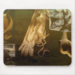 Bonnie & Clyde Style Mousepad