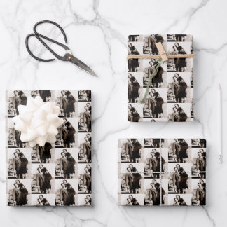 Bonnie & Clyde The Barrow Gang 1930er Geschenkpapier Set