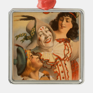 Bonnie Schottland am angemessenen Clown-Theater Silbernes Ornament