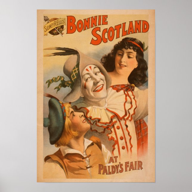 Bonnie Scotland am Fair Clown Theater Poster (Vorne)