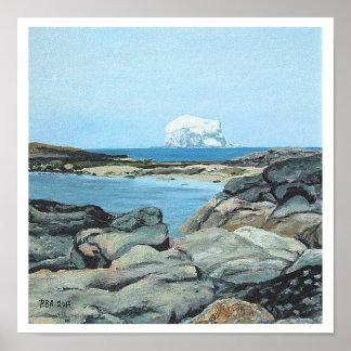 Bonnie Scotland Bass Rock North Berwick Fine Art Poster