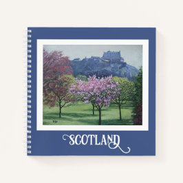 Bonnie Scotland Edinburgh Castle hübsche Kunst Notizbuch