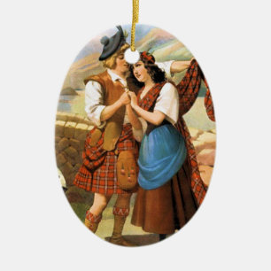 Bonnie Scotland Keramik Ornament