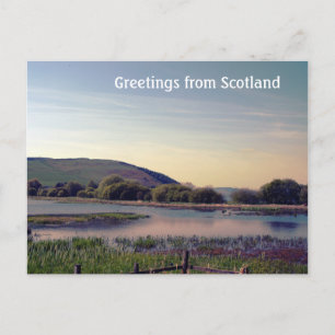 Bonnie Scotland — Scottish Loch View Postkarte