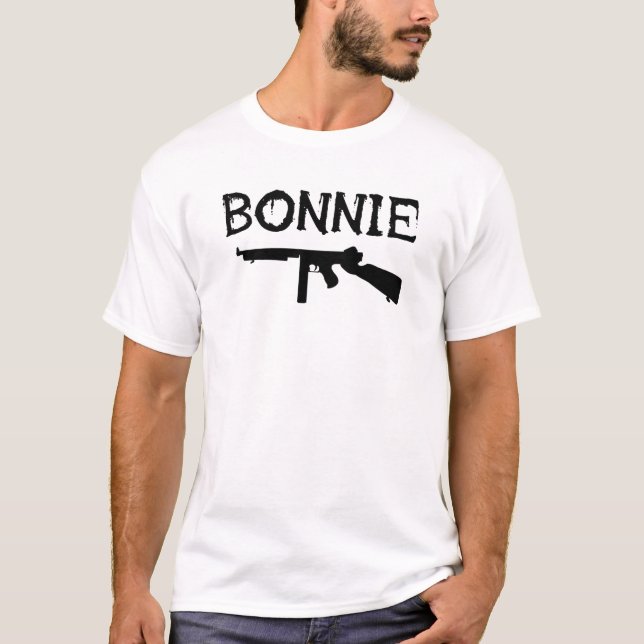 Bonnie und Clyde Couple T-Shirt (Vorderseite)