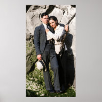 Bonnie und Clyde Embrace 1933 überarbeitet