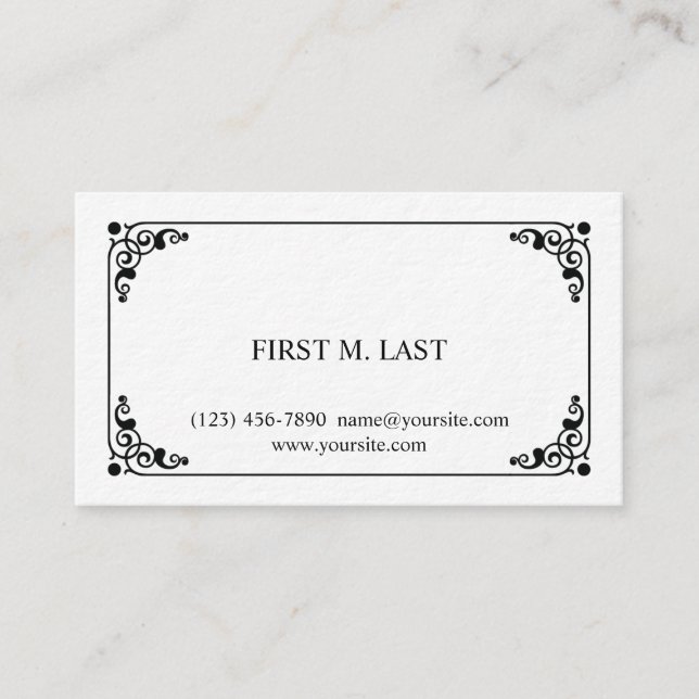 Bonnie Visitenkarte (Vorderseite)