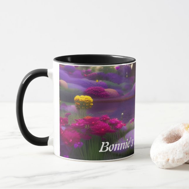 Bonnie's Morning Tea Personalisiert anpassbar Tasse (Mit Donut)