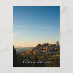 Bonnieux, Dorf in Luberon, Provence. Postkarte