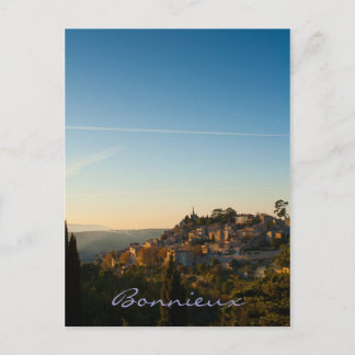 Bonnieux, Dorf in Luberon, Provence. Postkarte