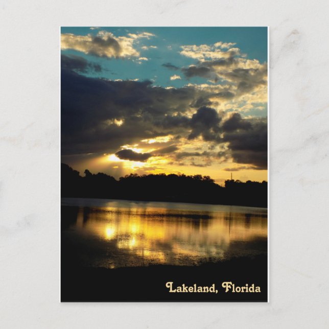 Bonny Lakeland Florida 4 Postkarte (Vorderseite)