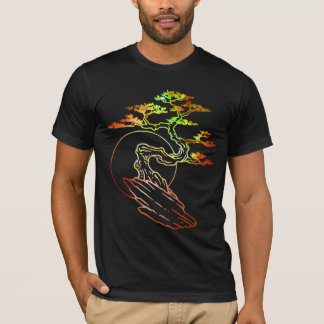 Bonsai Abstrakt Artistic Kunstgift Idee T-Shirt