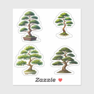 Bonsai-Baum Aufkleber