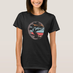Bonsai-Baum-Buddhismus-Japanisch-Kanji-Meditation T-Shirt