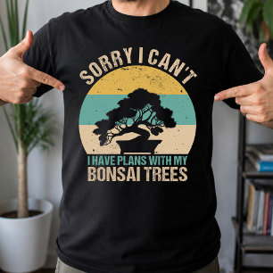 Bonsai-Baum - Coole Indoor-Pflanzenliebhaber-Garte T-Shirt