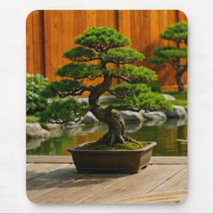 Bonsai-Baum des Drachen der Balance Mousepad