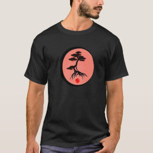 Bonsai-Baum Japanische Kalligrafie Zen Natur Mini T-Shirt