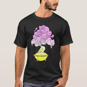 Bonsai-Baum-Katzen Katze Vintage T-Shirt