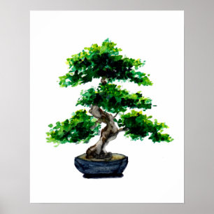 Bonsai-Baum Poster