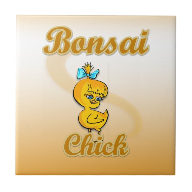 Bonsai Chick Fliese (Vorderseite)