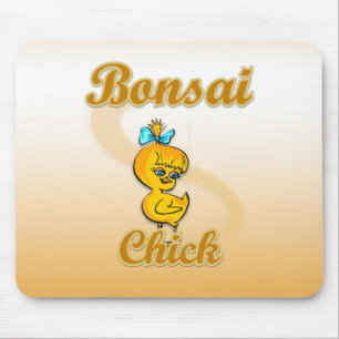 Bonsai Chick Mousepad